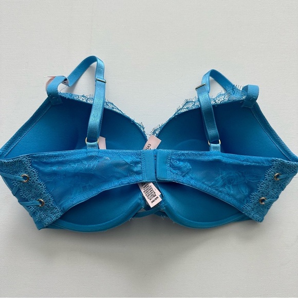Elegant Blue Lace Bra - Picture 2 of 13